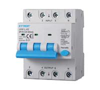 A2ZWORLD Interruptor magnetotérmico diferencial trifásico, tipo A 300 mA, RCBO Clase A 4P C20 20 A, curva C 3P + N 6000 A, ocupa 4 módulos DIN, AC 400 V IP20