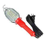 A2ZWORLD Lámpara portátil de trabajo, linterna LED para taller, cable de 5 metros, 220 V, 4,8 W, 400 lúmenes, con interruptor, luz fría 6000 K, JF83298