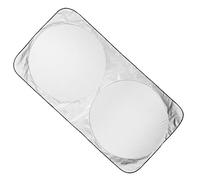 A2ZWORLD Parasol para parabrisas de coche, parasol plegable, universal (160 x 85 cm, para coche grande)