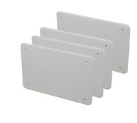 A2ZWORLD Tapa para caja de derivación blanca, IP40, plástico, tornillos de fijación incluidos (4, 118 x 96 mm)