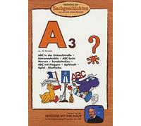 A3 - ABC in der Einkaufsstraße/Astronautenklo/ABC beim Morsen/Autobahnbau/ABC mit Flaggen/Apfelsaft/Apfel - Obstfarbe (Bibliothek der Sachgeschichten) [Alemania] [DVD]