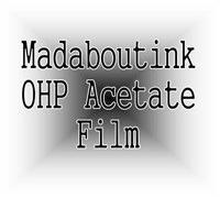 A3 Acetato Ohp Transparencia Película para Impresoras Inkjet 10 Hojas