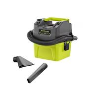 A323G01-PCL733B se adapta a Ryobi 18V inalámbrico 1 galón. Aspiradora húmeda/seca (solo herramienta) con herramienta para grietas de 1-0.25 pulgadas y boquilla de utilidad