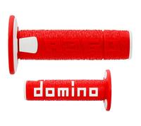 A360 PAR DE PUÑOS UNIVERSALES DOMINO TODOTERRENO ROJO/BLANCO