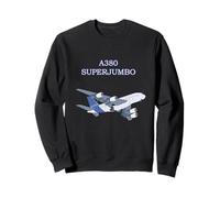 A380 Super Jumbo Avión Adultos Niños Avión Camiseta Sudadera