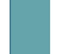 A4 7mm Ruled Notebook - Lined Journal for Office, School, and Work - Cadet Blue Matte Hardcover / Softcover Options: Smooth Pages for Note-Taking, Meetings, Planning, and Professional Productivity