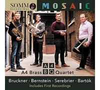A4 Brass Quartet - José Serebrier, Leonard Bernstein, Jonathan Bates, Béla Bartók, Joseph Kosma, Christian Overhead, Percy Grainger Daniel