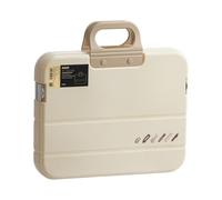 A4 Document Storage Bag, Lockable File Folder Organizer, Portable Carry Cas