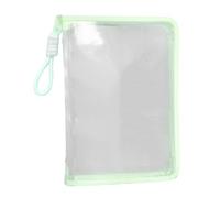 A4 File Bag - Classroom Zipper Pouches | Transparente A4 File Bag, portátil Classroom Girl Bags, Large Capacity Thick Storage Solution Offices Organization For Handouts Cards Exam Paper Stationery