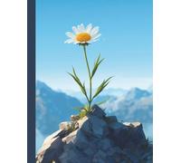 A4 Floral Notebook: Journal with Rare Edelweiss Flower Design for Men, Women, Students, Creatives | 180 Pages of 6mm Ruled White Paper for Writing & Notes (Matte Hardcover & Glossy Softcover)