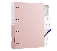 A4 Folder, Binder Folders Document Organizer, 12,2 x 10,16 pulgadas Refillable Project File Binders for Paper Storage, Portable School Office Supplies to Study Notes, Reports, Homework