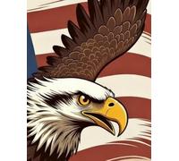 A4 Graph Notebook - Soccer/Football Fans - USA Edition: Eagle - Large Squared Grid Journal for School, Writing, Notes and Daily Use: A4 Squared Grid ... for Students, Math, Sketching and Planning