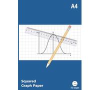A4 Graph Paper Notebook - 10 mm Grid | Squared Notebook for Maths, Engineering, Geometry & School Graphing: 110 Pages Large Grid Paper for Students, ... Graphing, Engineering Drawing - BLUE