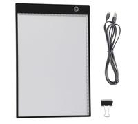A4 LED Art Board Luz Pad Tracing Dibujo Mesa Tablero 3 Modo Atenuación Tipo Separado