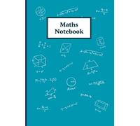 A4 Maths Notebook: Notebook with Square Grid Pages: 100 Pages Maths Notebook for Students, GCSE & A-Level Revision Notes, Lab Records, Homework, and Study Planning