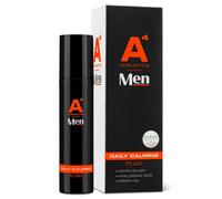 A4 Men - Daily Calming Fluid | Líquido ligero y de rápida absorción para la piel de los hombres | Crema calmante después del afeitado | también para pieles grasas y mixtas | antibacteriano (50 ml)