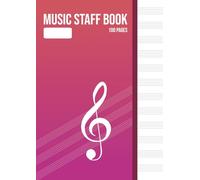 A4 Music Staff 12 Stave Notebook: 100 Pages of Blank Manuscript Paper Perfect for Composition and Notation