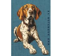 A4 Notebook 8mm: American English Coonhound Dog Lined Exercise Book