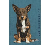 A4 Notebook 8mm: Australian Kelpie Dog