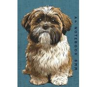 A4 Notebook 8mm: Brindle and White Shih Tzu Dog