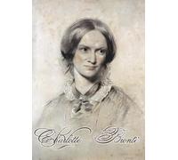 A4 notebook: Great Writers Series. Charlotte Brontë. A4 vintage journal with 124 cream colored blank and numbered pages.