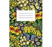 A4 Notebook “Sunny Meadow” - Brighten Your Day with Creativity!: A4 notebook (8.27”x11.69”), 120 pages of white graph paper (5x5 grid), matte cover Paperback