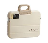 A4 Paper File Folder Storage Box - Portable Document Organizer with Lock, Dustproof Case for Secure Paper Storage | Lightweight Travel File Bag for Home, Office, School, and Business Trips, Durablee