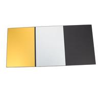 A4 Reflector Plegable de Fotográfico Tamaño Cartón para Estudio | Tablero Reflectante para Fotografía de Productos, Efecto Suave y Natural, para Alimentos y Objetos Cálidos