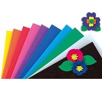 A4 Size Foam Sheets 10-Piece, 0.2 cm Thickness, Neon Cyclam