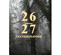 A4 Tax Year Dairy 2026-2027 With Monthly Accounts Section: Business Year Week To Page Diary With Contacts and Password Reminder