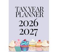A4 Tax Year Dairy 2026-2027 With Monthly Accounts Section: Business Year Week To Page Diary With Contacts and Password Reminder