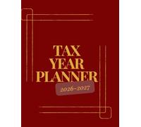 A4 Tax Year Dairy 2026-2027 With Monthly Accounts Section: Business Year Week To Page Diary With Contacts and Password Reminder