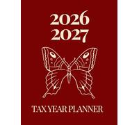 A4 Tax Year Dairy 2026-2027 With Monthly Accounts Section: Business Year Week To Page Diary With Contacts and Password Reminder