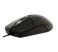 A4 Tech OP-720 Ratón USB Óptico 800 dpi Negro - Ratones (Óptico, USB, 800 dpi, Negro)