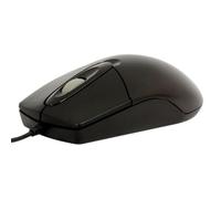 A4 Tech OP-720 Ratón USB Óptico 800 dpi Negro - Ratones (Óptico, USB, 800 dpi, Negro)