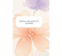 A4 weekly and monthly planner with well organized templates, notes pages, to do lists and maximum writing space convenient for many entries and planning