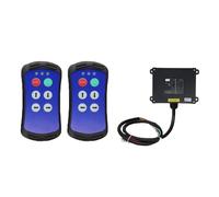 A400 Control remoto Industrial elevación hidráulica 4 botones grúa de velocidad única controlador de Radio(GRAY,DC 12-24V)