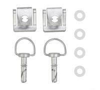 A4519880067 Tuercas de fijación de tapa de motor para Smart ForTwo 451 2007-2015 - Clips de tornillo de capó de metal, piezas de ajuste seguro para compartimento del motor/bandeja inferior del