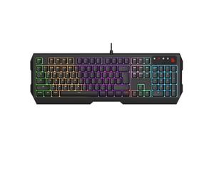 A4tech Bloody B140N Teclado QWERTY Gaming para Juegos 1000 Hz Ultrapolling Retroiluminación de Neón 7 Teclas de Navegación Multimedia Plug & Play Conexión USB Cable de 1,8 m de Longitud
