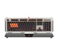 A4Tech Bloody B740A USB Plata - Teclado (USB, Juego, Interruptor mecánico, Alámbrico, PC/server, Estándar)