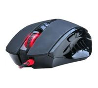 A4Tech Ratón V8M – Óptico USB 3200 dpi, 8 botones, memoria gaming – Negro y rojo
