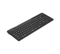 A4tech FBX51C Teclado inalámbrico Bluetooth y 2.4G - Compacto, ergonómico, conmutación multidispositivo, recargable, nano receptor, compatible con Windows, Mac, iOS, Android