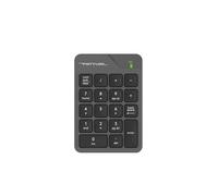 A4tech FGK21C - Teclado numérico inalámbrico de 2.4 G, recargable con USB tipo C, teclas ultrafinas, bloqueo numérico de modo dual, para Windows