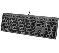 Teclado QWERTY para Juegos 12 Teclas de Navegación Multimedia 2 Puertos USB Plug