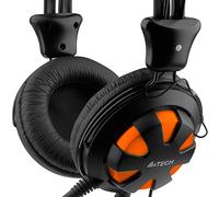 A4Tech HS-28-3 Auricular con micrófono Binaural Negro - Auriculares con micrófono (Binaural, Negro, Alámbrico, 20-20000 Hz, 32 Ω, 105 dB)