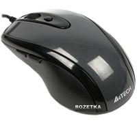 A4tech n-708x - ratón (mano derecha, Óptico, usb, 1600 dpi, negro)