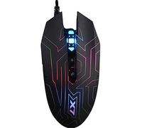 A4tech XGame X77 Maze Oscar Neon Gaming Mouse Iluminación de neón 2400 dpi
