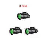 (A5, 3PCS A) Military Zoom Powerful Binoculars Long Range Portable Professional Telescope Monocular Low Night for Hunting