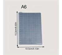 A5 A6 Tapete de Escritura PP con Rejilla, Regla, Tablero para Lápiz, para Planificador, Viajeros, Notebook, Oficina y Papelería de Estudio