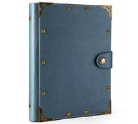 A5 Diario de Viaje Cuaderno Vintage de Cuero Rellenable 90 hojas de papel rayado 20 hojas de papel de dibujo La Mejor Idea de Regalo